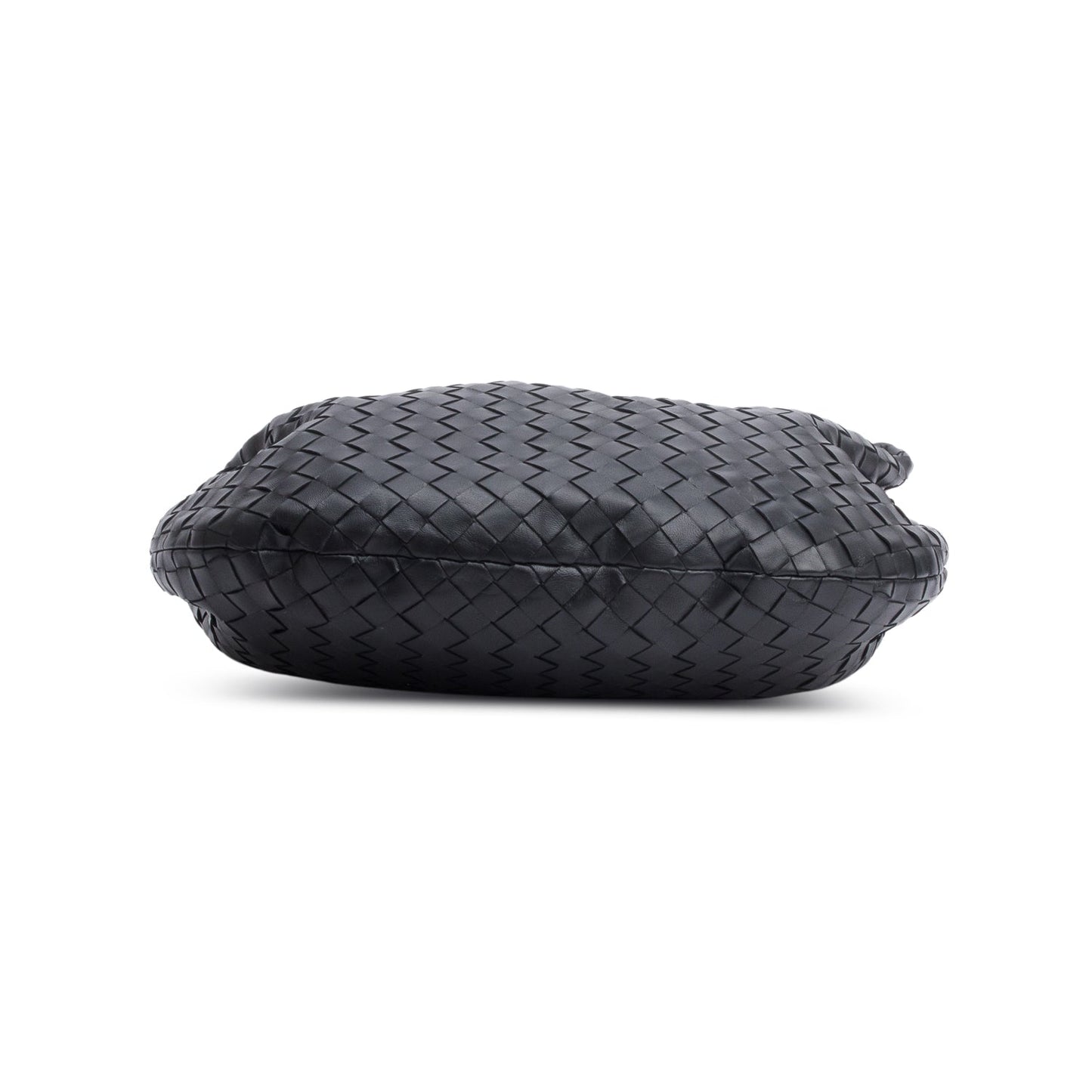 Bottega Veneta Black Nappa Intrecciato Small Jodie Shoulder Bag