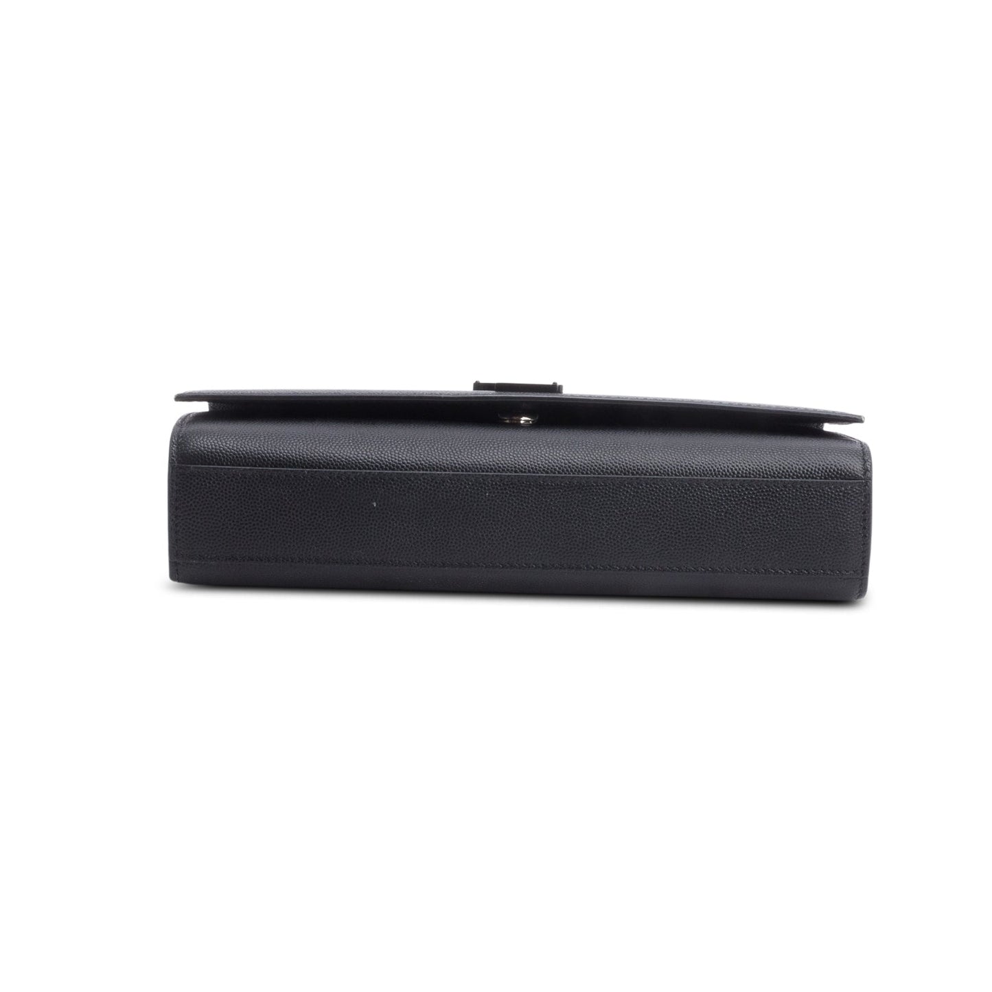Saint Laurent 2020 So Black Grain De Poudre Leather Medium Kate Bag
