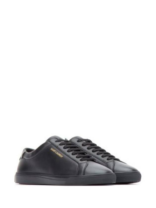 Luxury Saint Laurent Trending 2025 Women's Logo Low Top Sneakers Black