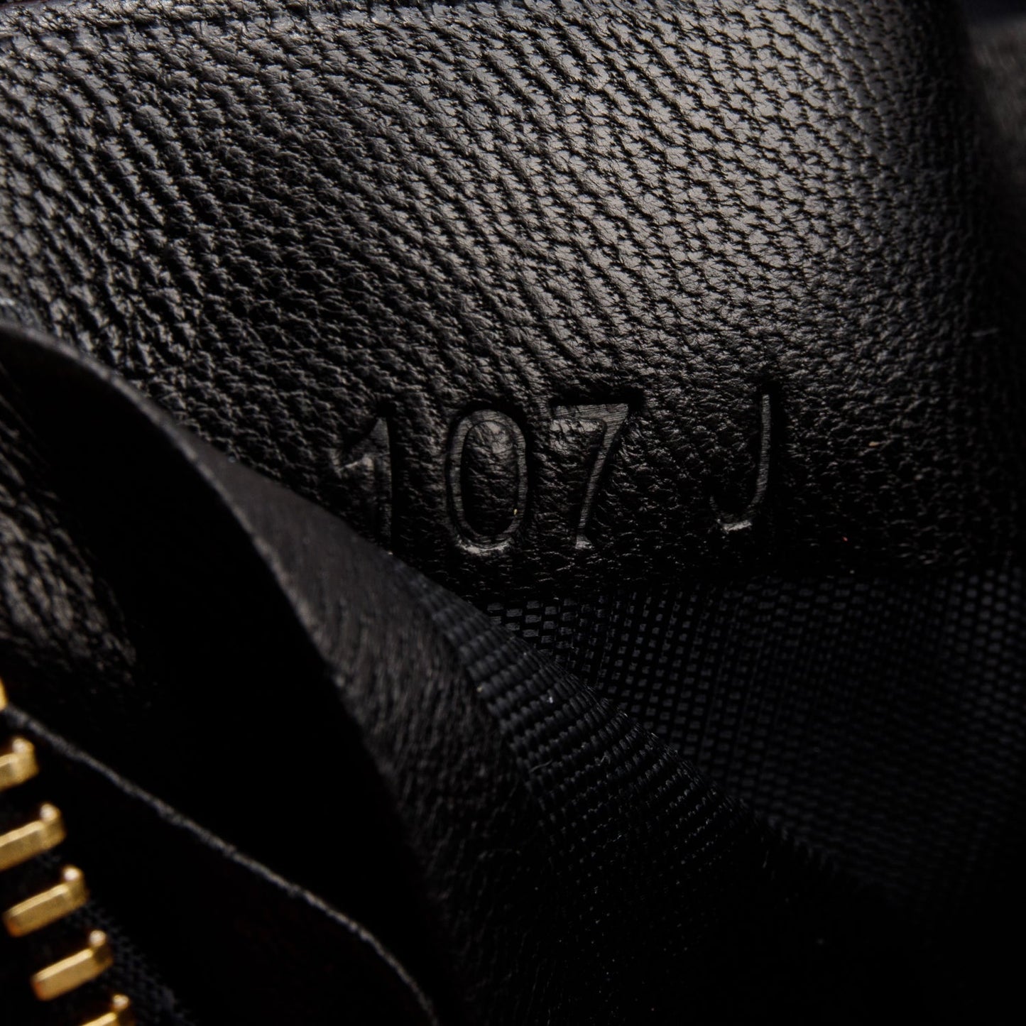 Prada Black Nappa Ricamo Flap Clutch