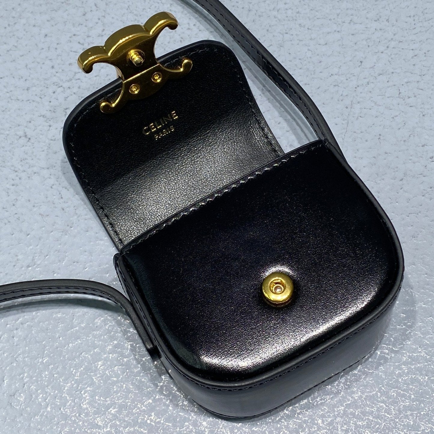 Top Quality Mini Triomphe Black For Women 4in/11cm 10I513DPV.38NO