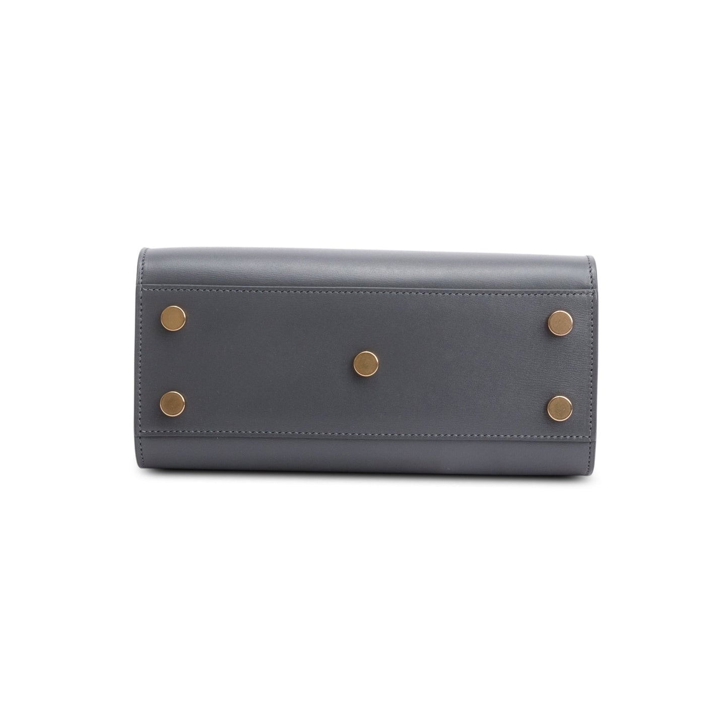 Saint Laurent 2024 Grey Smooth Calfskin Leather Nano Sac De Jour