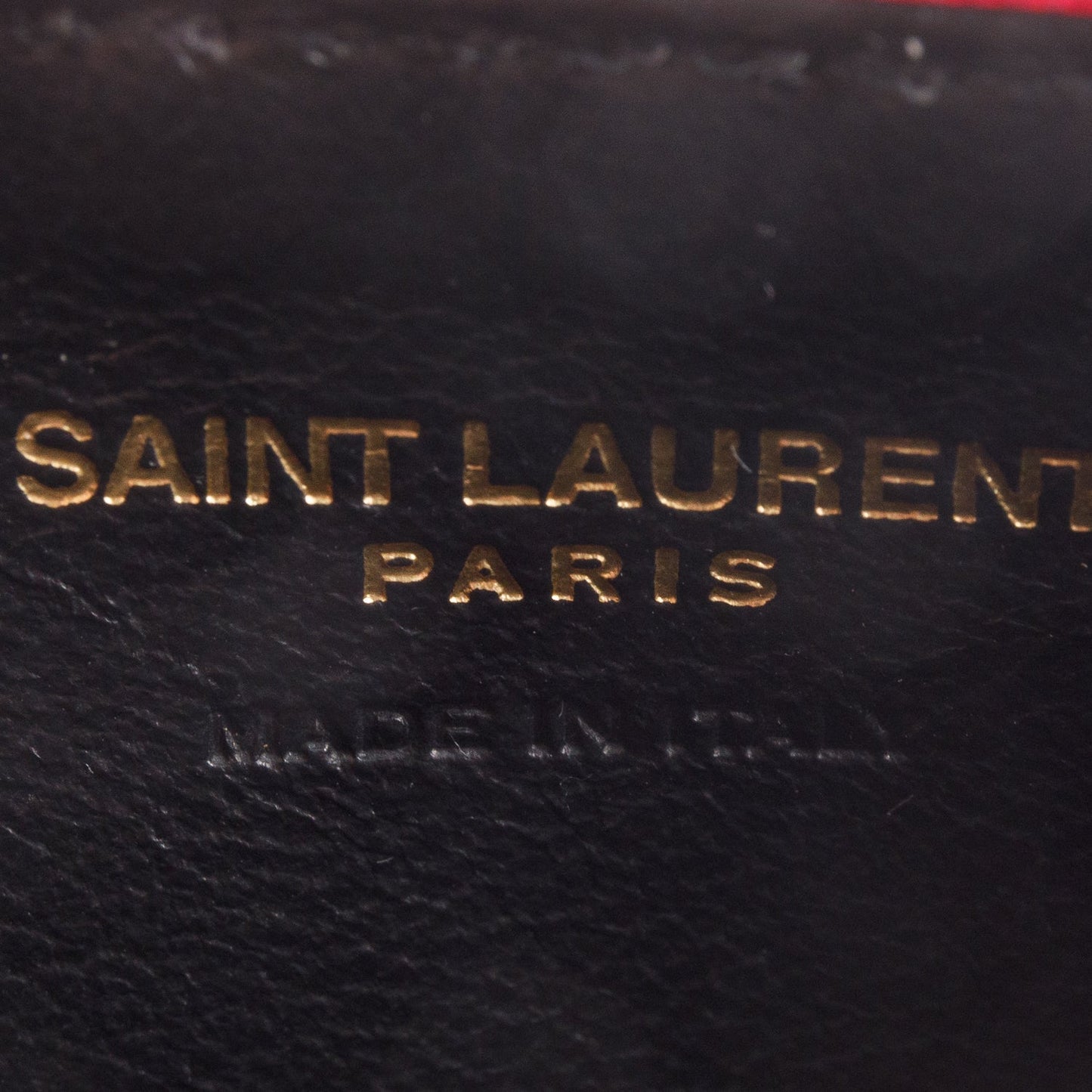 Saint Laurent 2023 Pink Grain De Poudre Leather Cassandre Matelasse Fragments Zipped Card Case