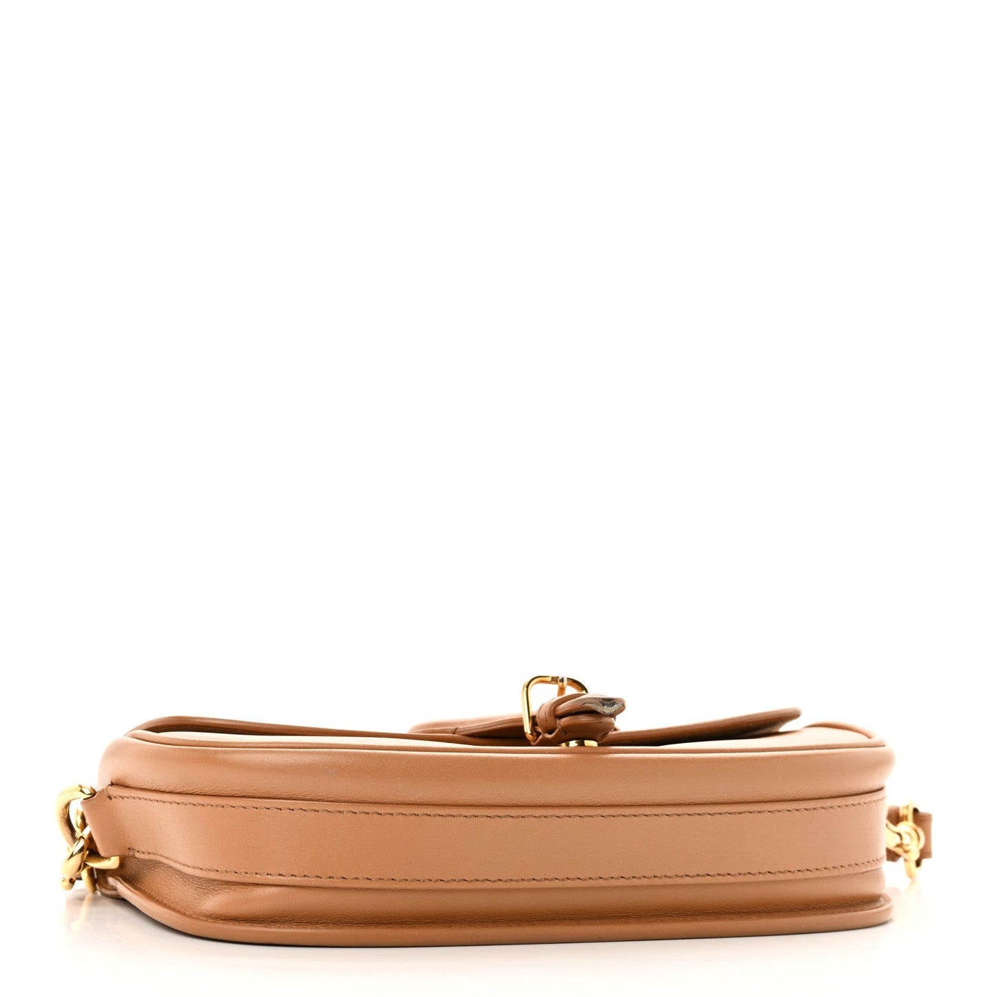 Christian Dior Box Calfskin East West Bobby Bag Cognac