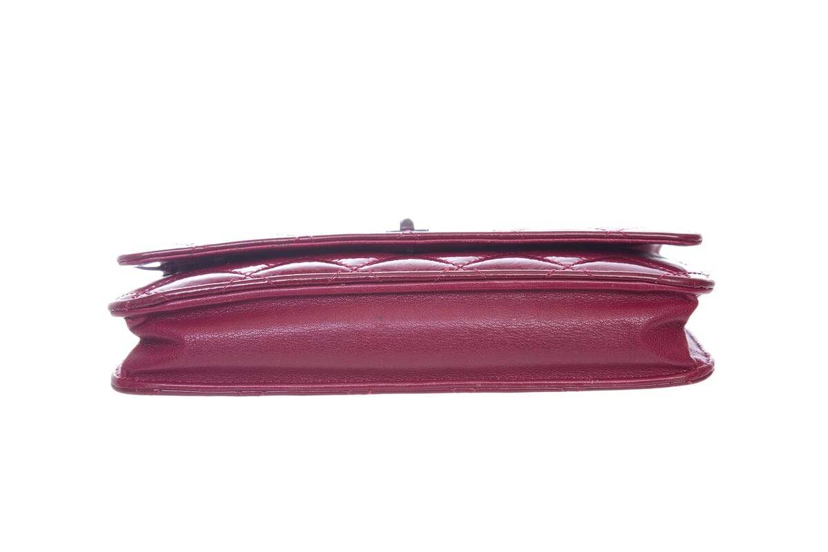 Chanel 2009/10 Red Patent Leather Re-issue WOC Handbag- With Box
