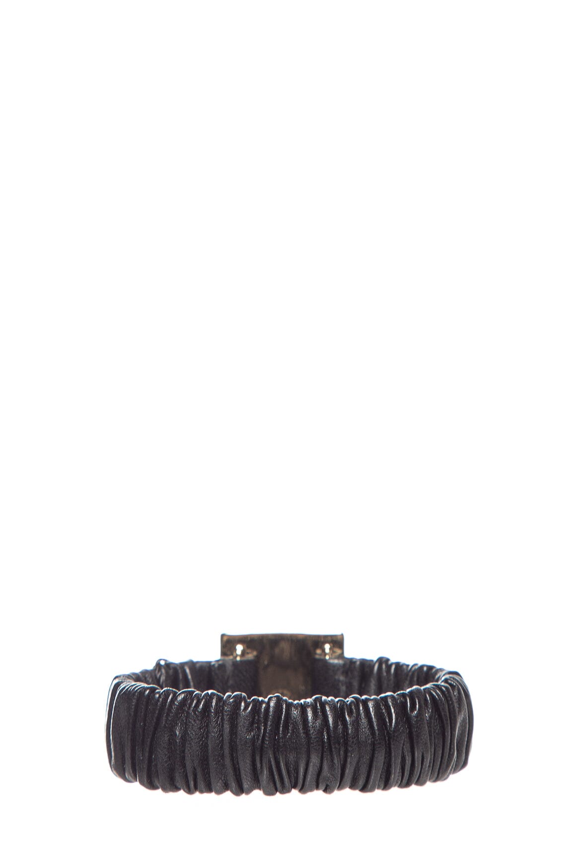 Chanel 2022 Black Leather CC Hair Accessory