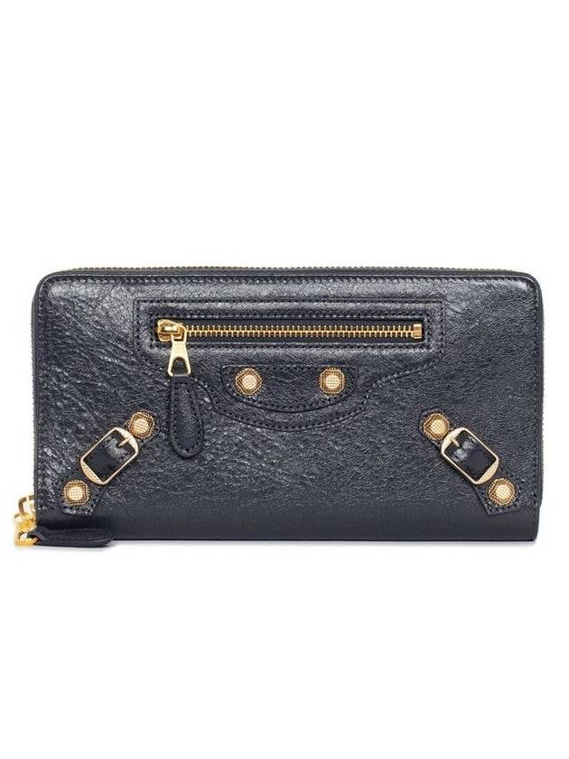 Luxury Balenciaga Trending 2025 Giant Continental Long Wallet Grey