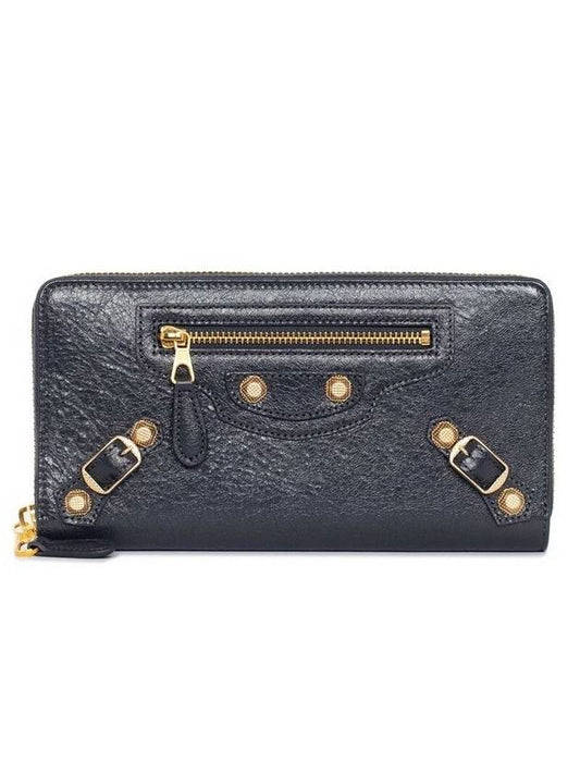 Luxury Balenciaga Trending 2025 Giant Continental Long Wallet Grey