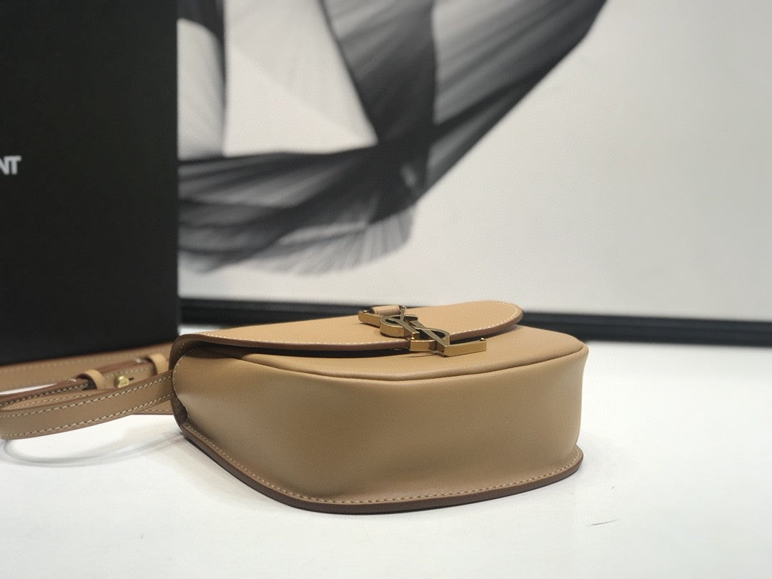 Top Quality Kaia MeTop Qualityum Shoulder Bag Brown For Women 8.5in/22cm YSL