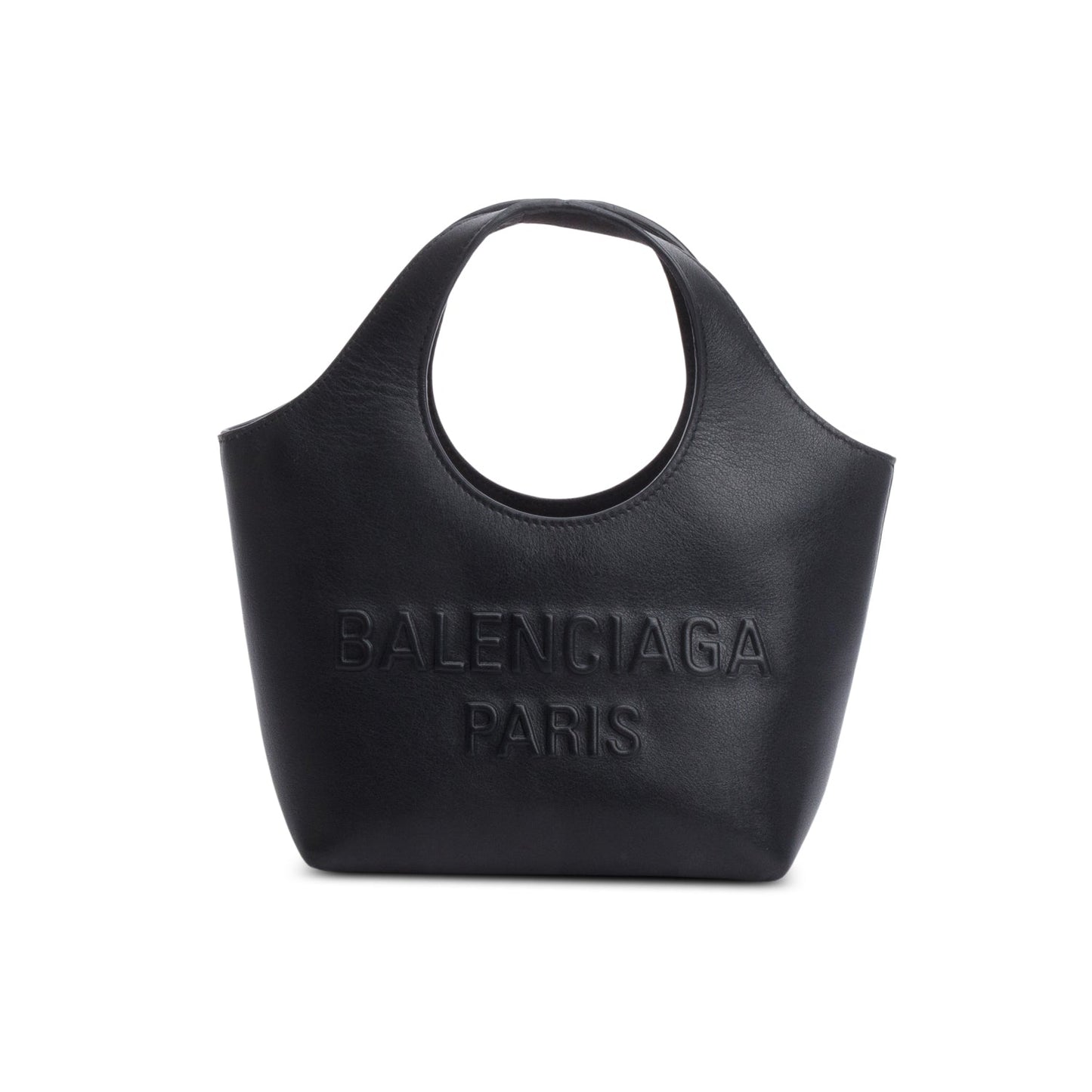 Balenciaga Black Smooth Calfskin XS Mary Kate Tote Bag