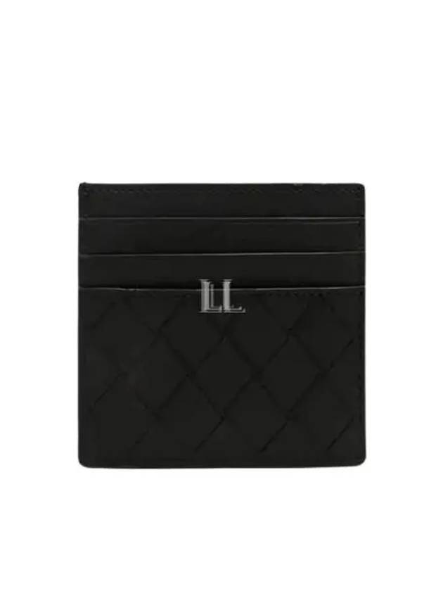 Luxury Bottega Veneta Intrecciato Card Wallet Black