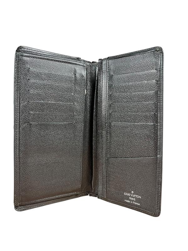 Louis Vuitton Black Epi Long Bifold Wallet