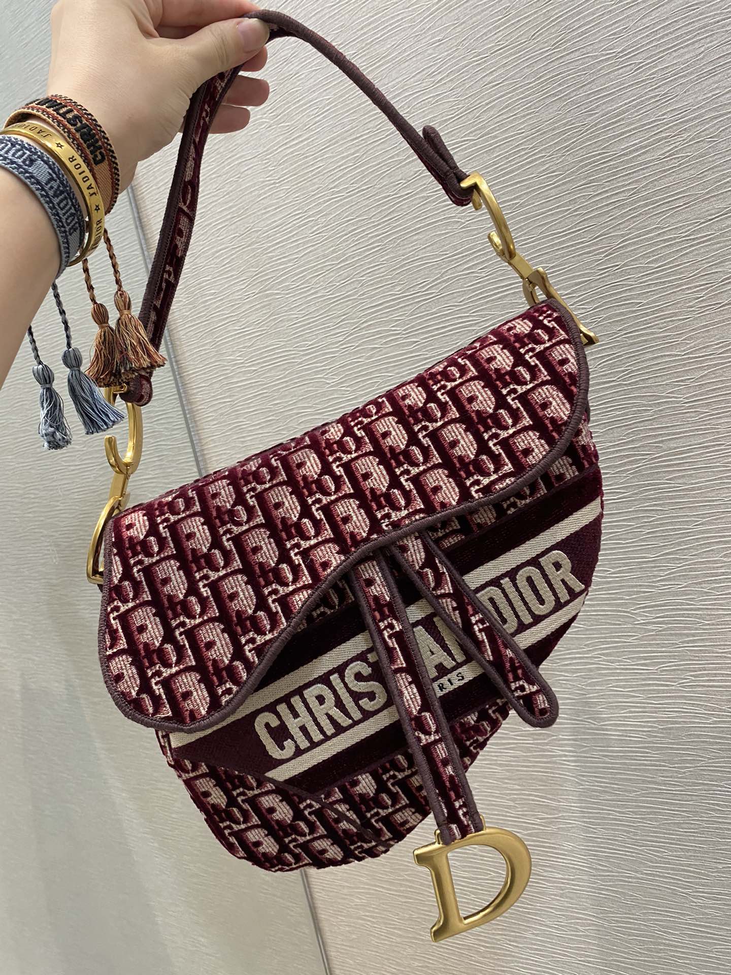 Top Quality Saddle Bag Red For Women 10in/26cm CD M0446CTZQ_M17E