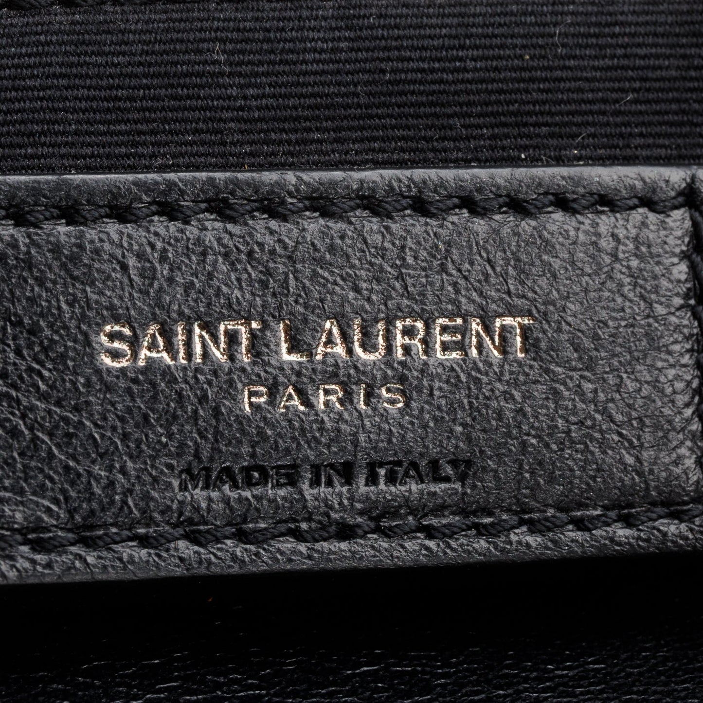 Saint Laurent Ivory   Leather Monogram Medium Niki Chain Satchel