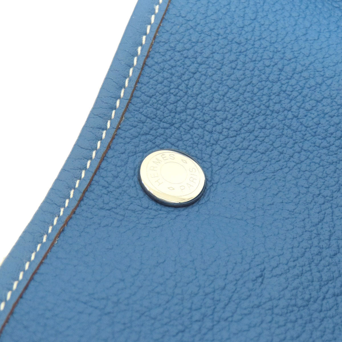 HERMES Tote Bag Negonda blue Garden Party PM Blue type SilverMetal Women  d