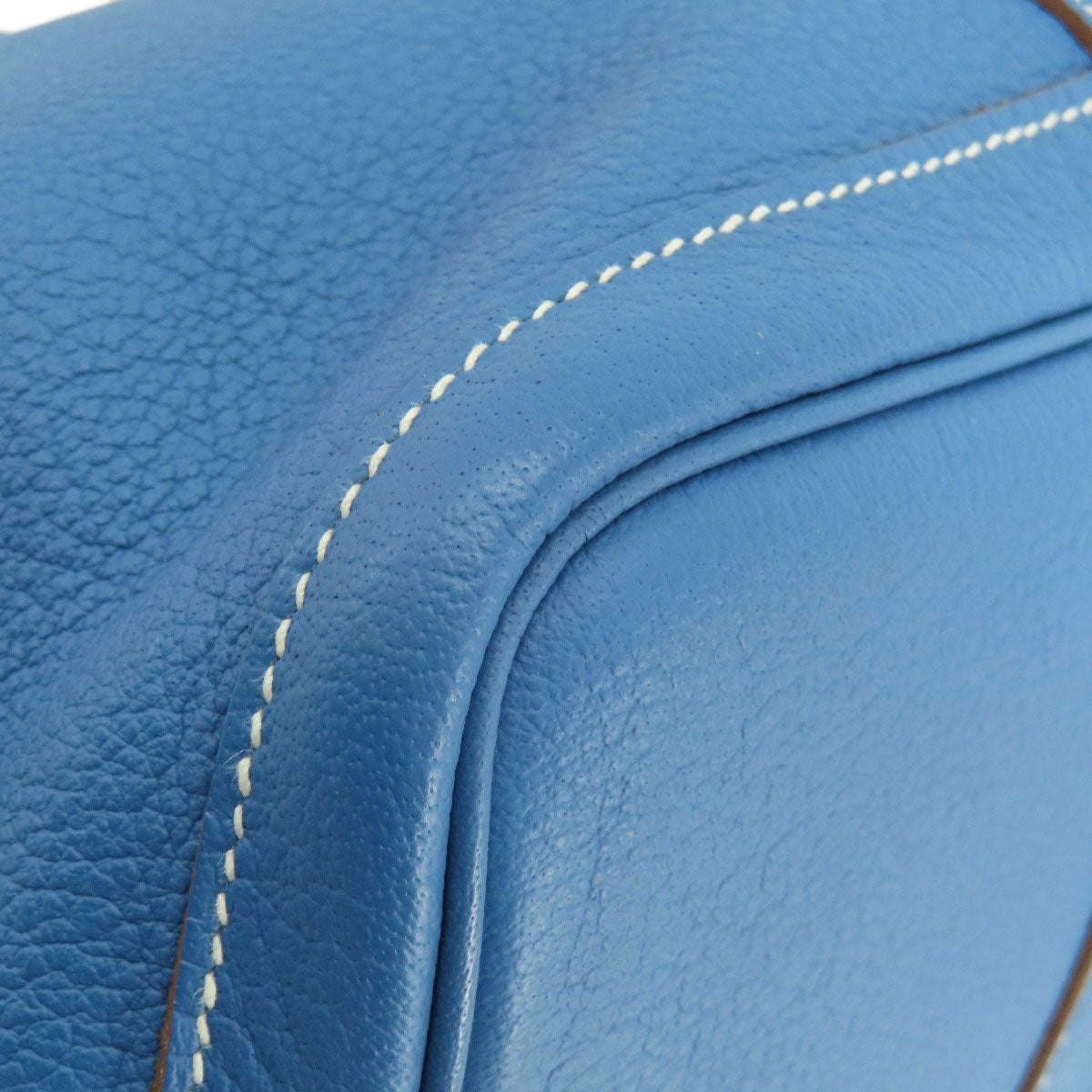 HERMES Tote Bag Negonda blue Garden Party PM Blue type SilverMetal Women  d