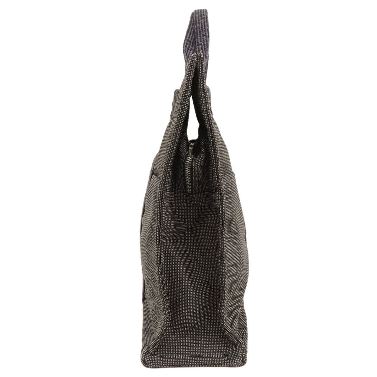 HERMES Tote Bag canvas gray Her LineMM Women  d