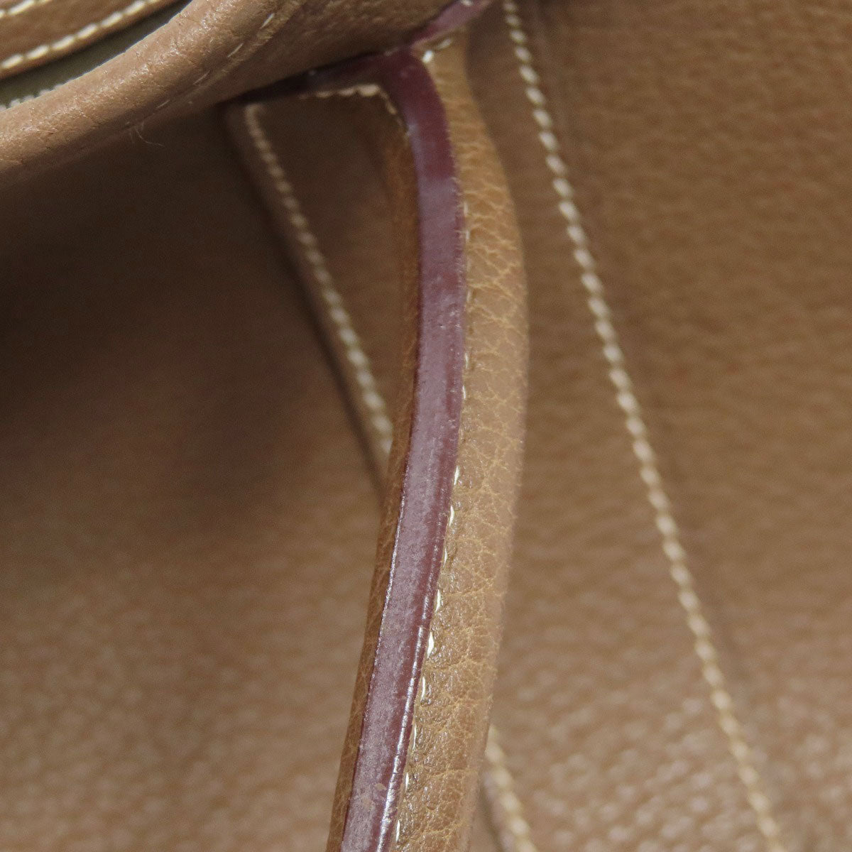 HERMES Tote Bag Togo beige Garden Party PM Etoupe SilverMetal Women  d