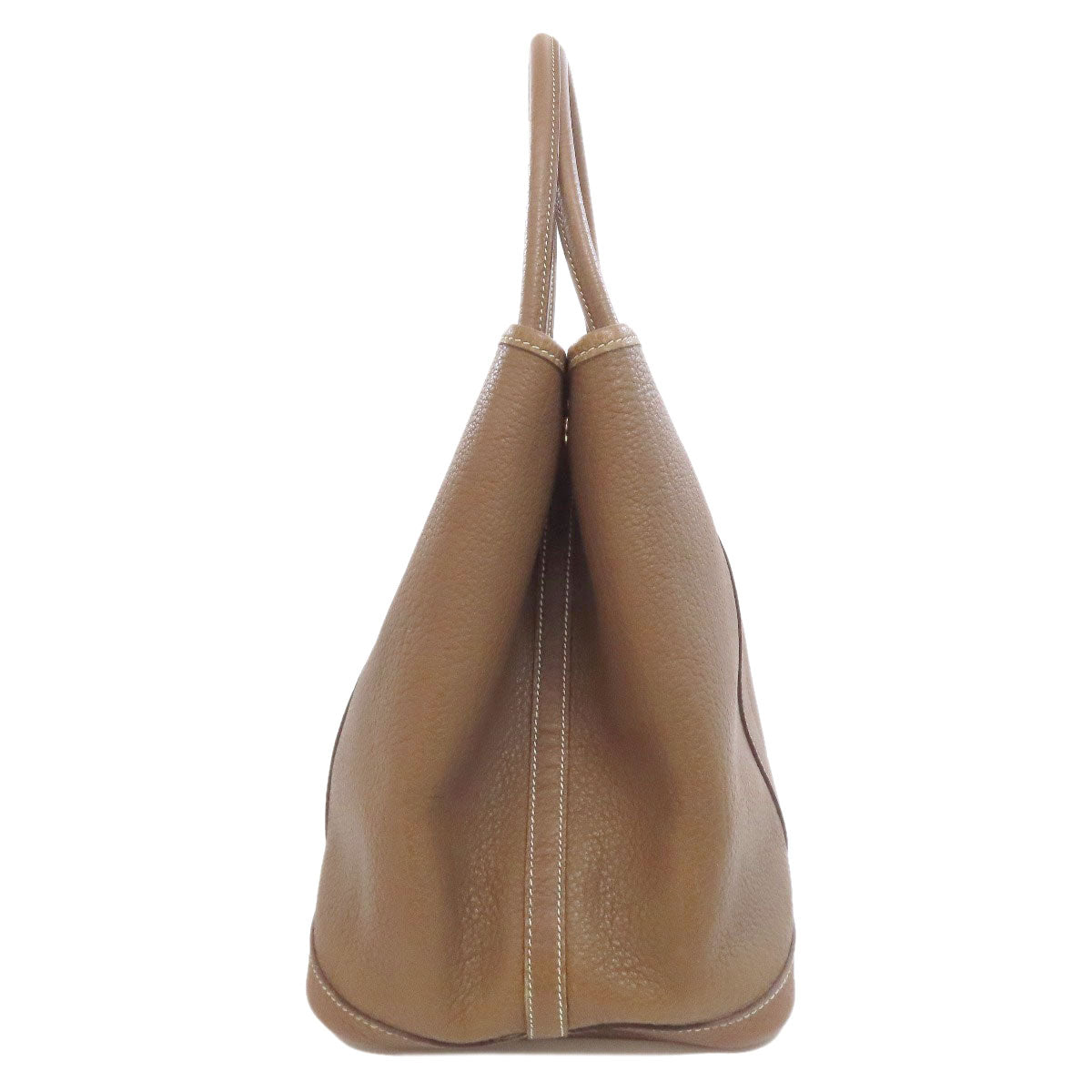 HERMES Tote Bag Togo beige Garden Party PM Etoupe SilverMetal Women  d