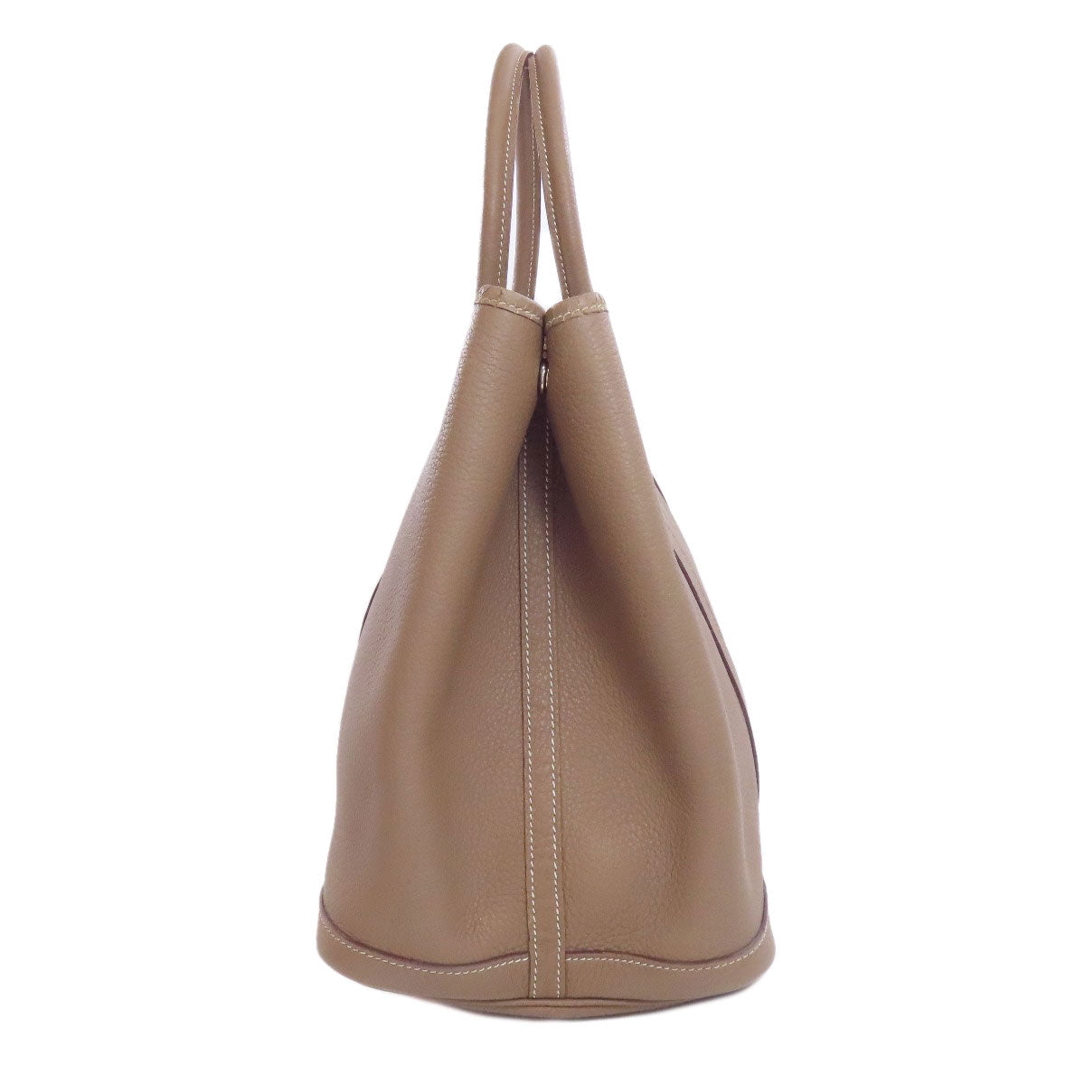 HERMES Tote Bag Negonda Brown Garden Party PM Etoupe SilverMetal Women  d