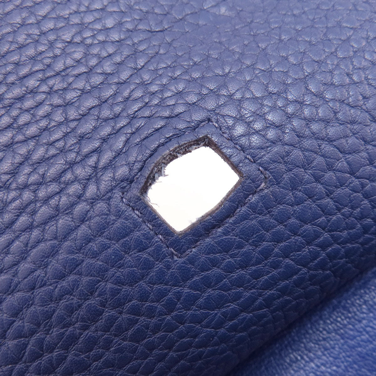 HERMES Shoulder Bag Taurillon Clemence blue Gypsiere 28 Blue Nuit SilverMetal Women  d