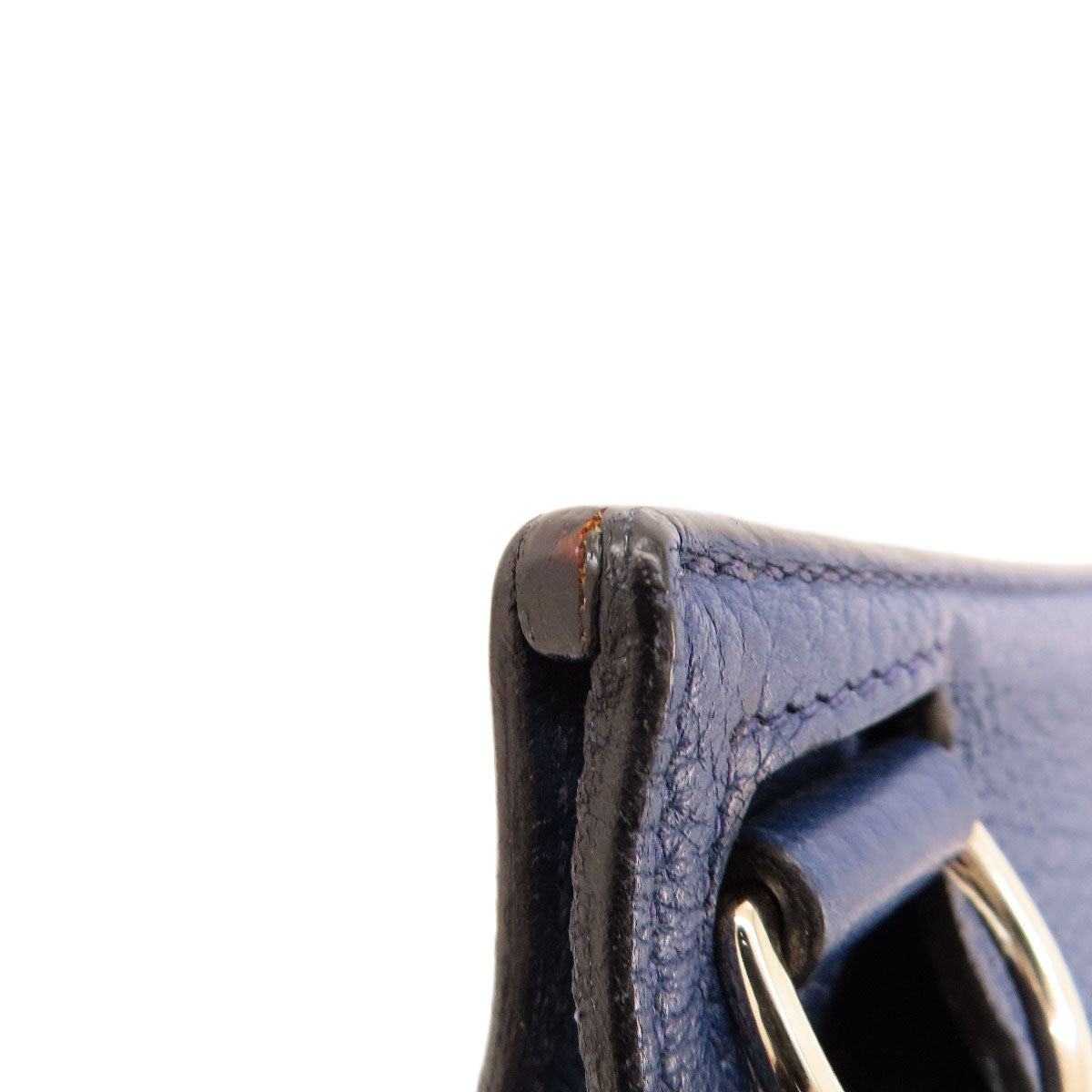 HERMES Shoulder Bag Taurillon Clemence blue Gypsiere 28 Blue Nuit SilverMetal Women  d