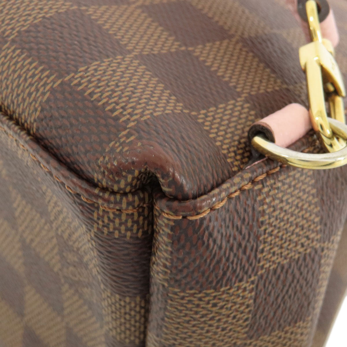 LOUIS VUITTON Backpack N42262 Damier canvas Brown Clapton Damier Ebene Women  d