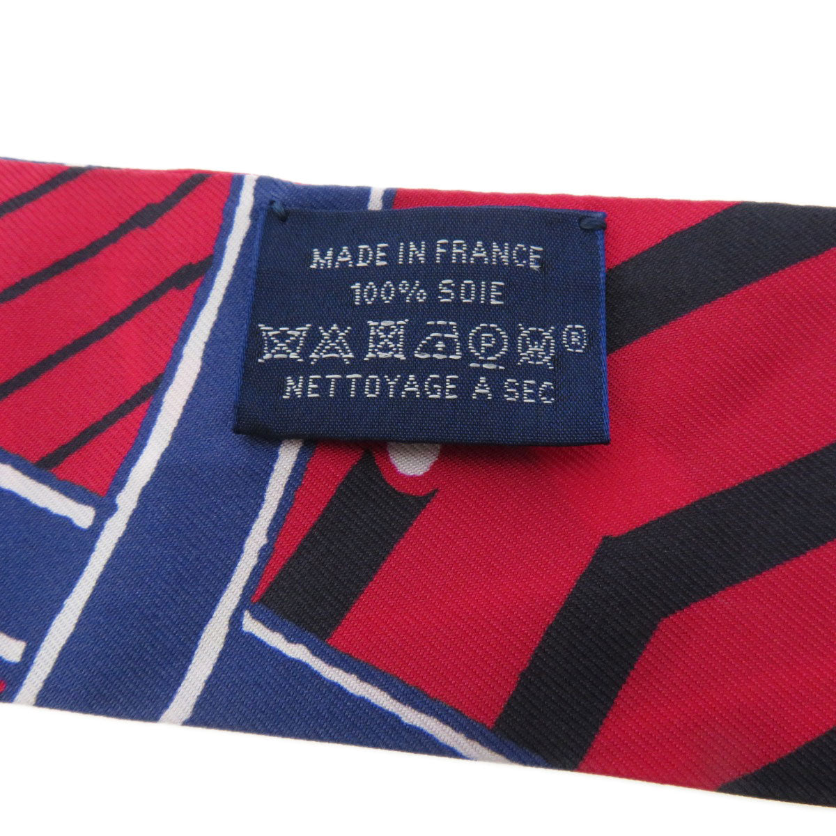 HERMES scarf silk Red Twilly  Women  d
