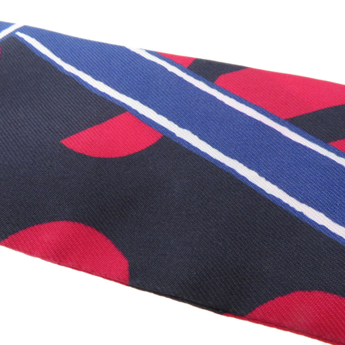 HERMES scarf silk Red Twilly  Women  d