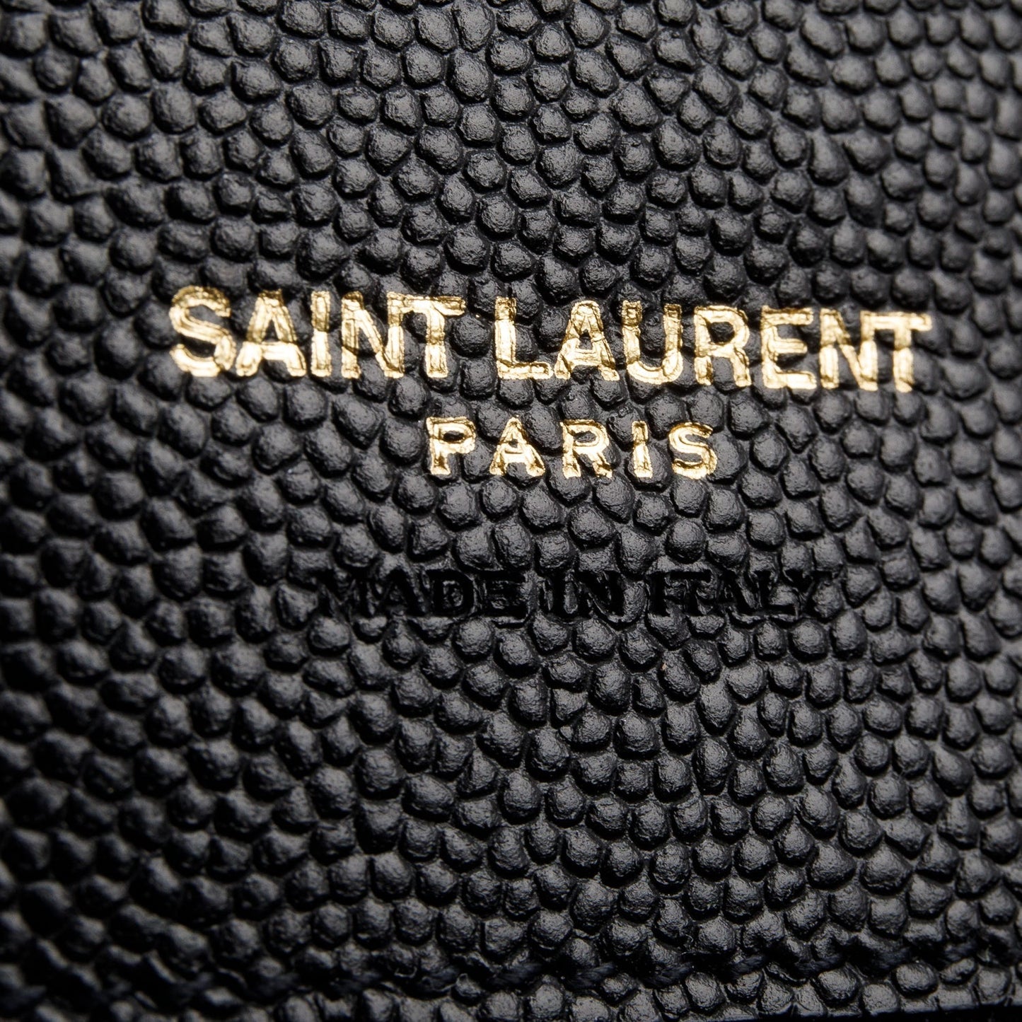 Saint Laurent 2020 Black Grain De Poudre Matelasse Chevron Cassandre Flap Clutch