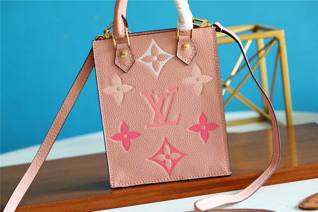 Top Quality Petit Sac Plat Monogram Empreinte Pink For Women, Womens Handbags, Shoulder And Crossbody Bags 5.5in/14cm Top Quality M80449