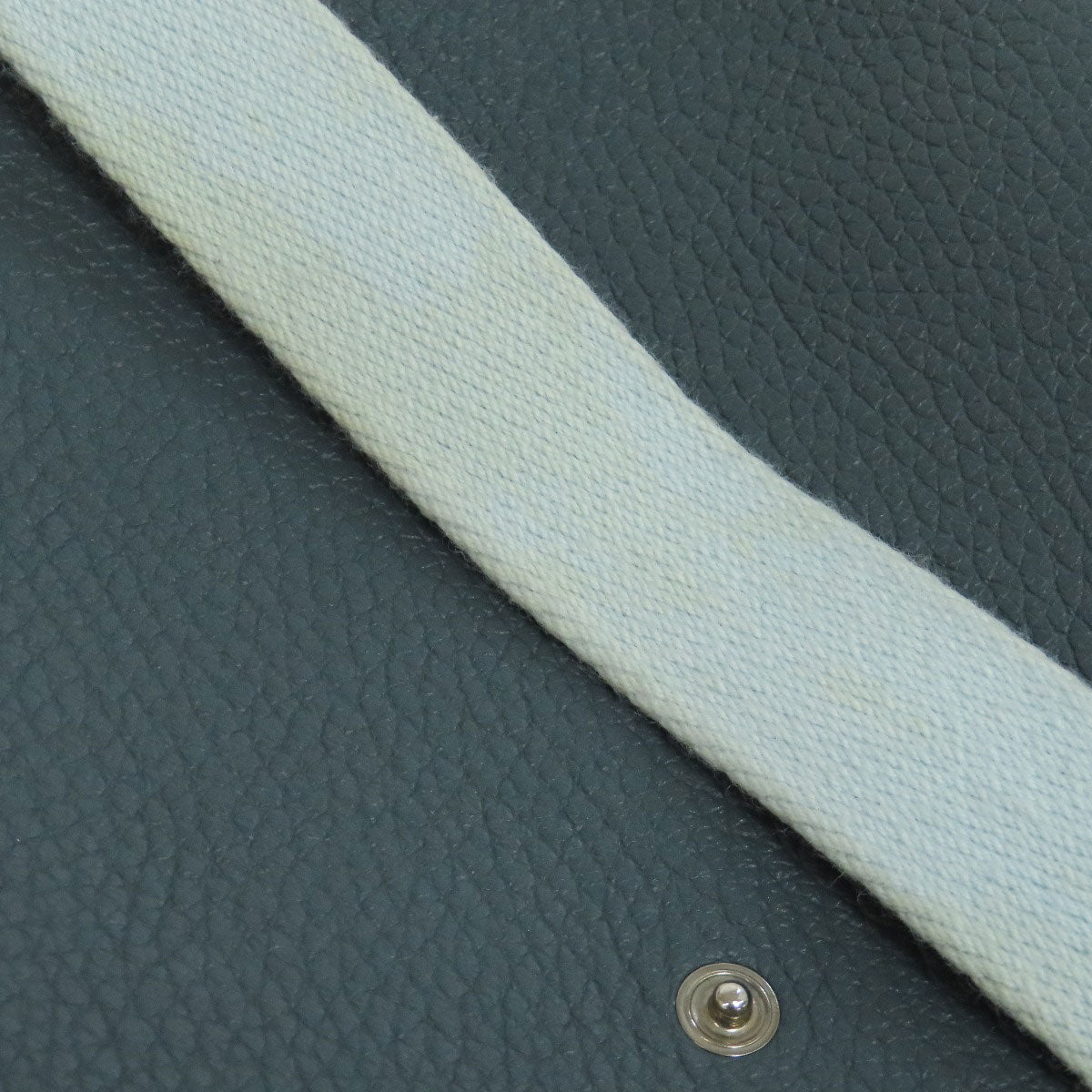 HERMES Shoulder Bag Taurillon Clemence blue Evelyn TPM SilverMetal Women  d