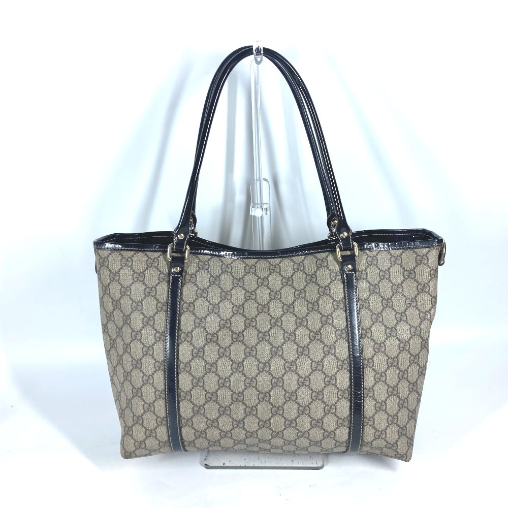 GUCCI Tote Bag 197953 GG Supreme canvas, enamel beige GG Supreme Shoulder Bag Women