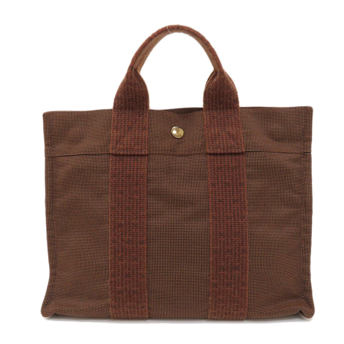HERMES Tote Bag leather Brown Her Line Women  d