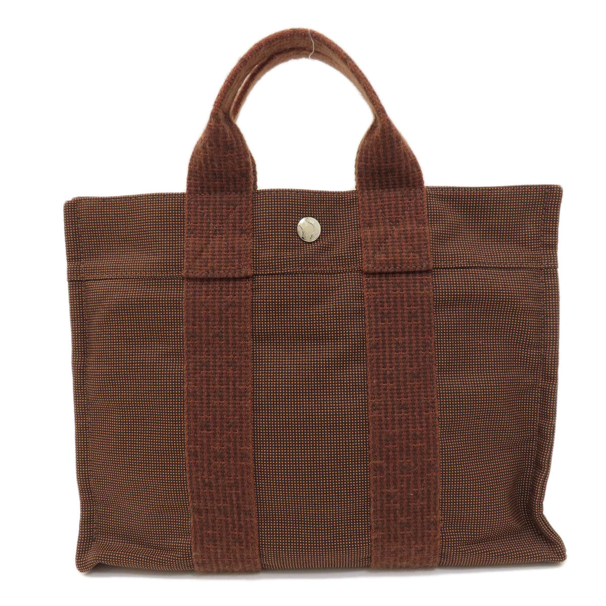 HERMES Tote Bag leather Brown Her Line Women  d