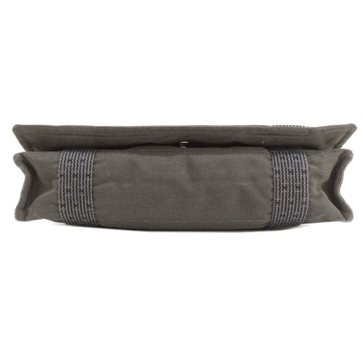 HERMES Shoulder Bag canvas gray Her Line  Bassus Women  d