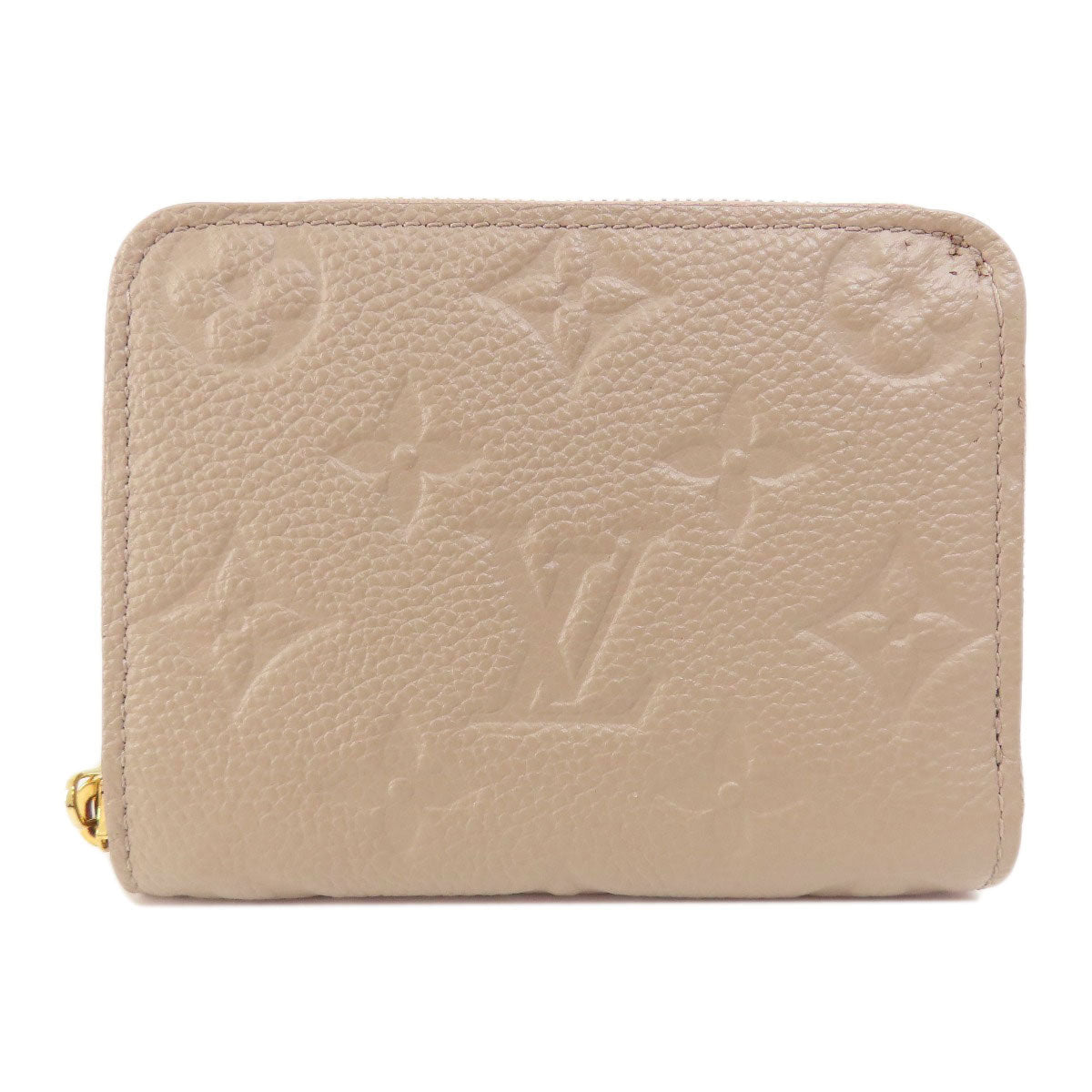 LOUIS VUITTON Coin case M68696 Ann Platt beige Zippy Coin Purse Tourterelle Women  d