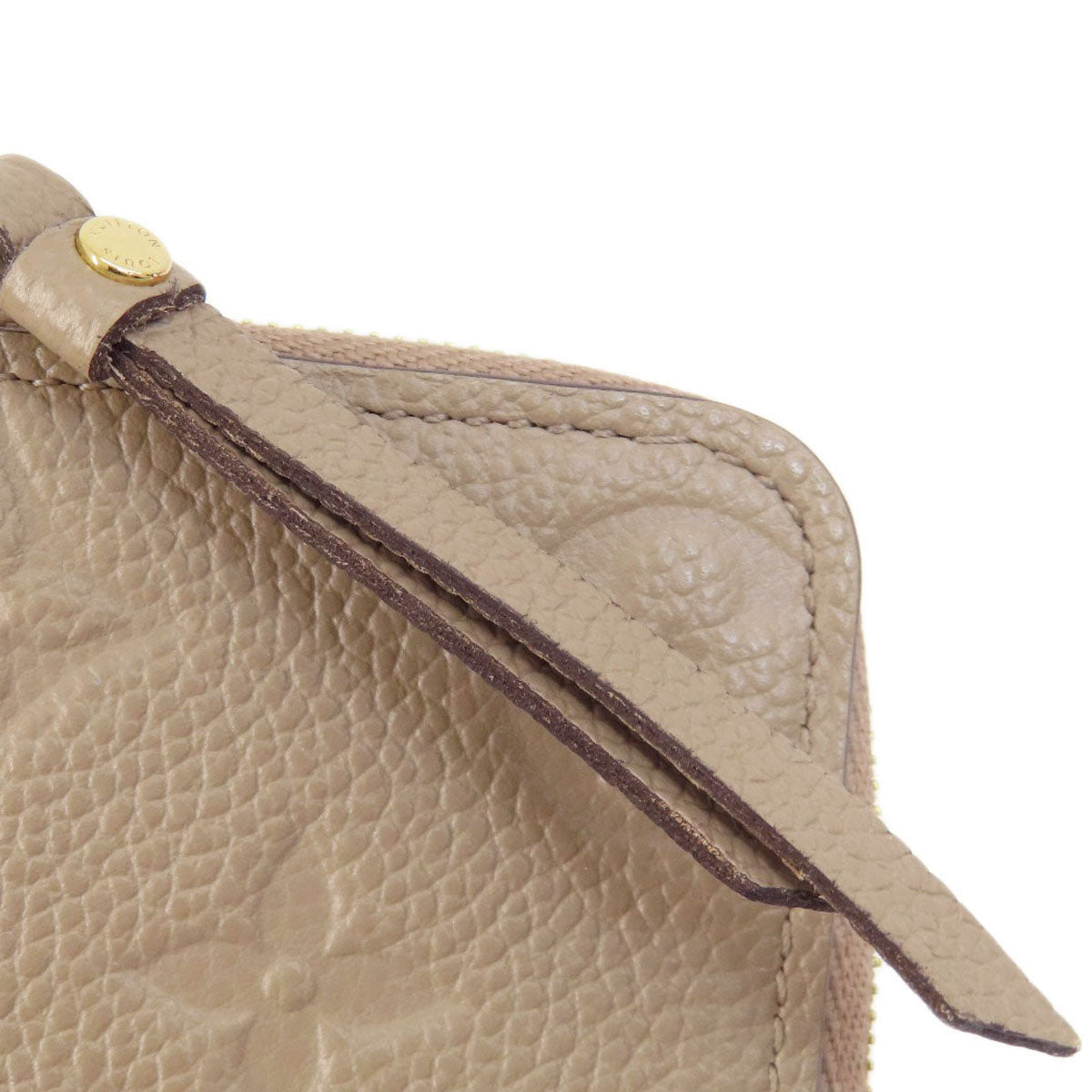 LOUIS VUITTON Coin case M68696 Ann Platt beige Zippy Coin Purse Tourterelle Women  d