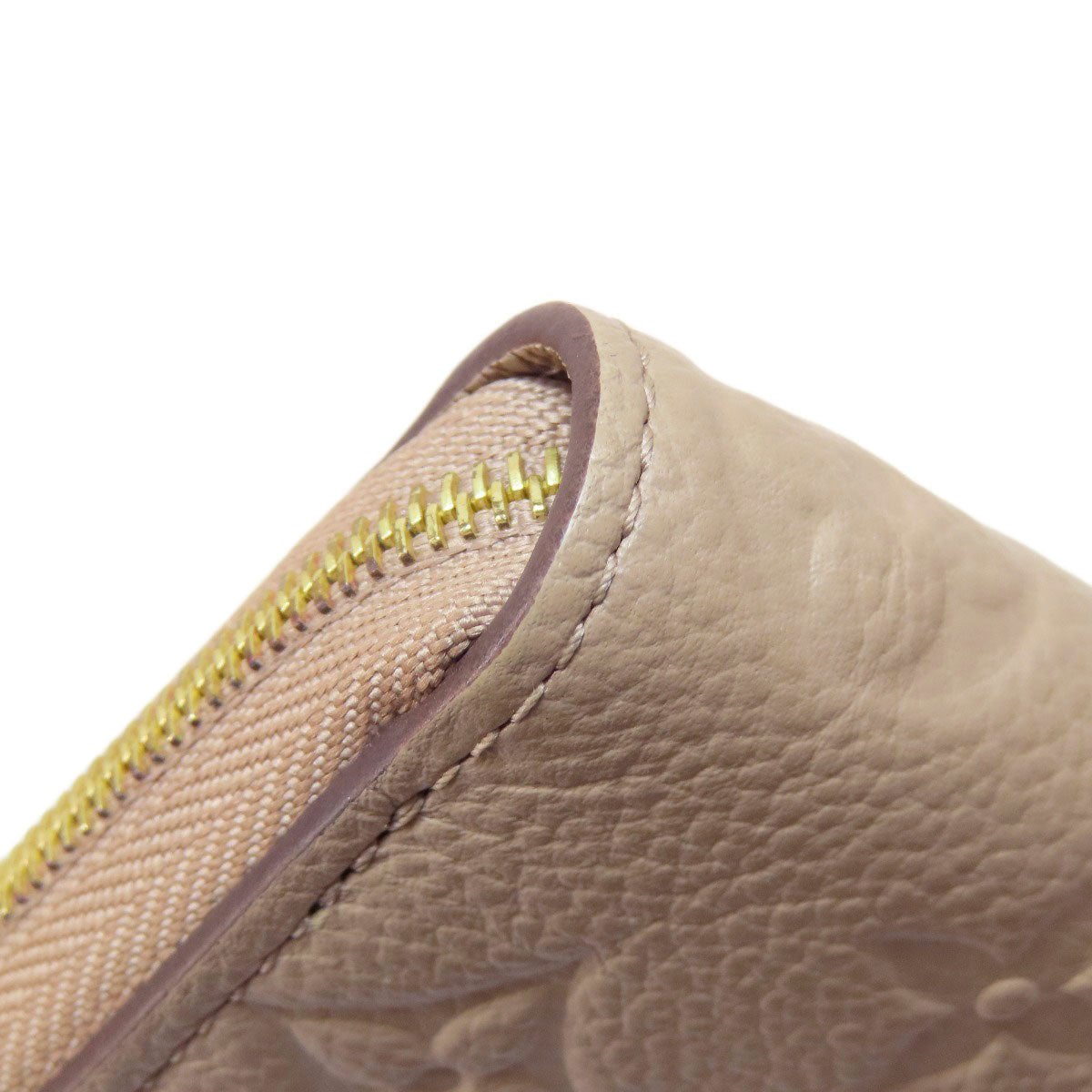LOUIS VUITTON Coin case M68696 Ann Platt beige Zippy Coin Purse Tourterelle Women  d