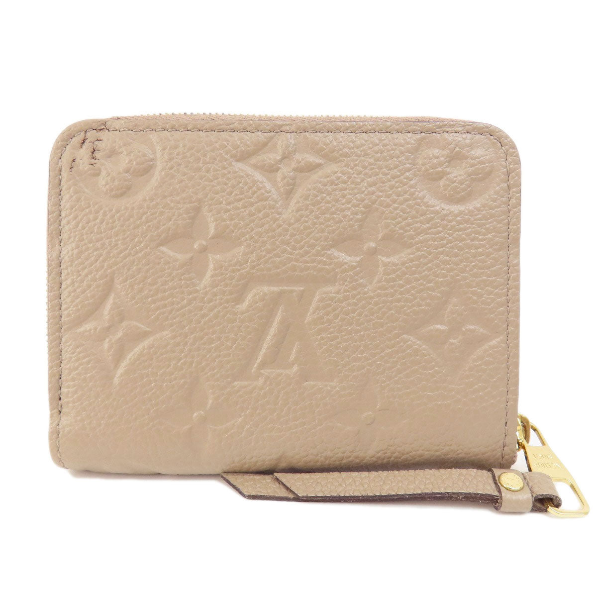 LOUIS VUITTON Coin case M68696 Ann Platt beige Zippy Coin Purse Tourterelle Women  d