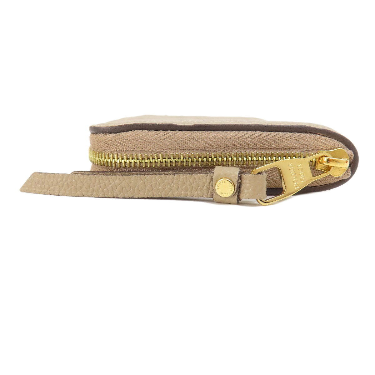 LOUIS VUITTON Coin case M68696 Ann Platt beige Zippy Coin Purse Tourterelle Women  d