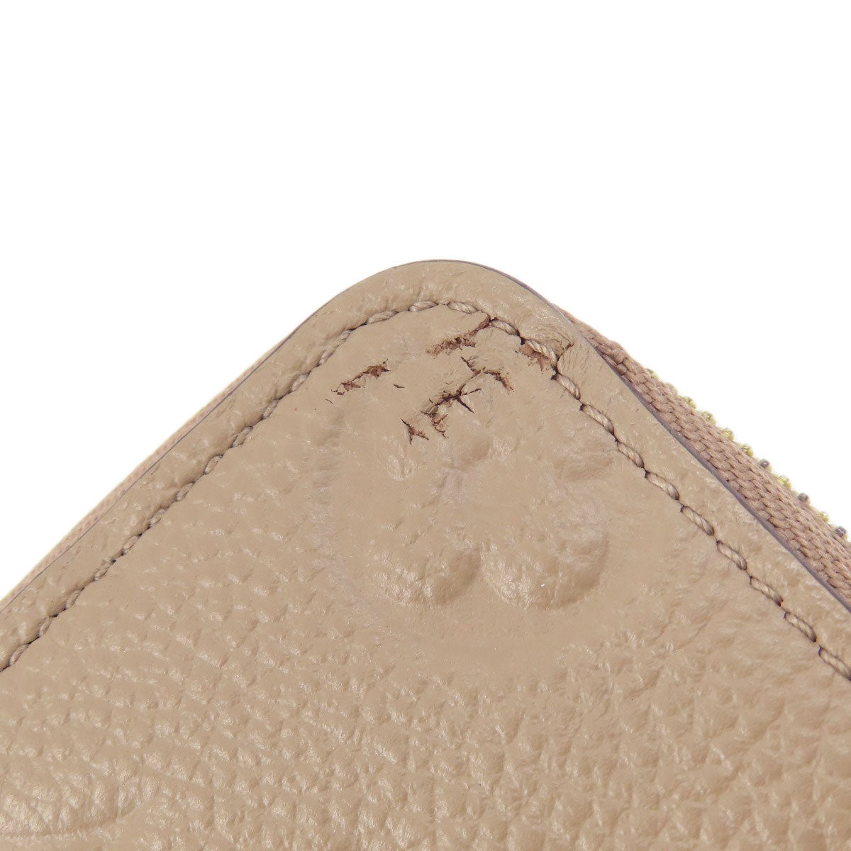 LOUIS VUITTON Coin case M68696 Ann Platt beige Zippy Coin Purse Tourterelle Women  d