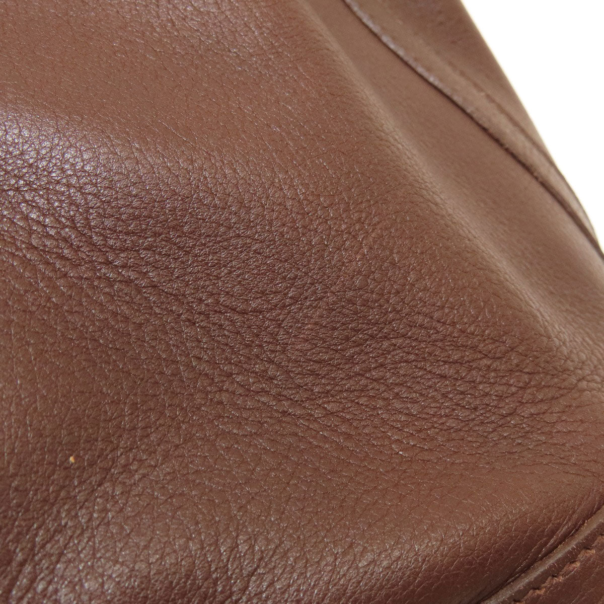 HERMES Tote Bag Swift Brown Garden Party TPM Brown Women  d