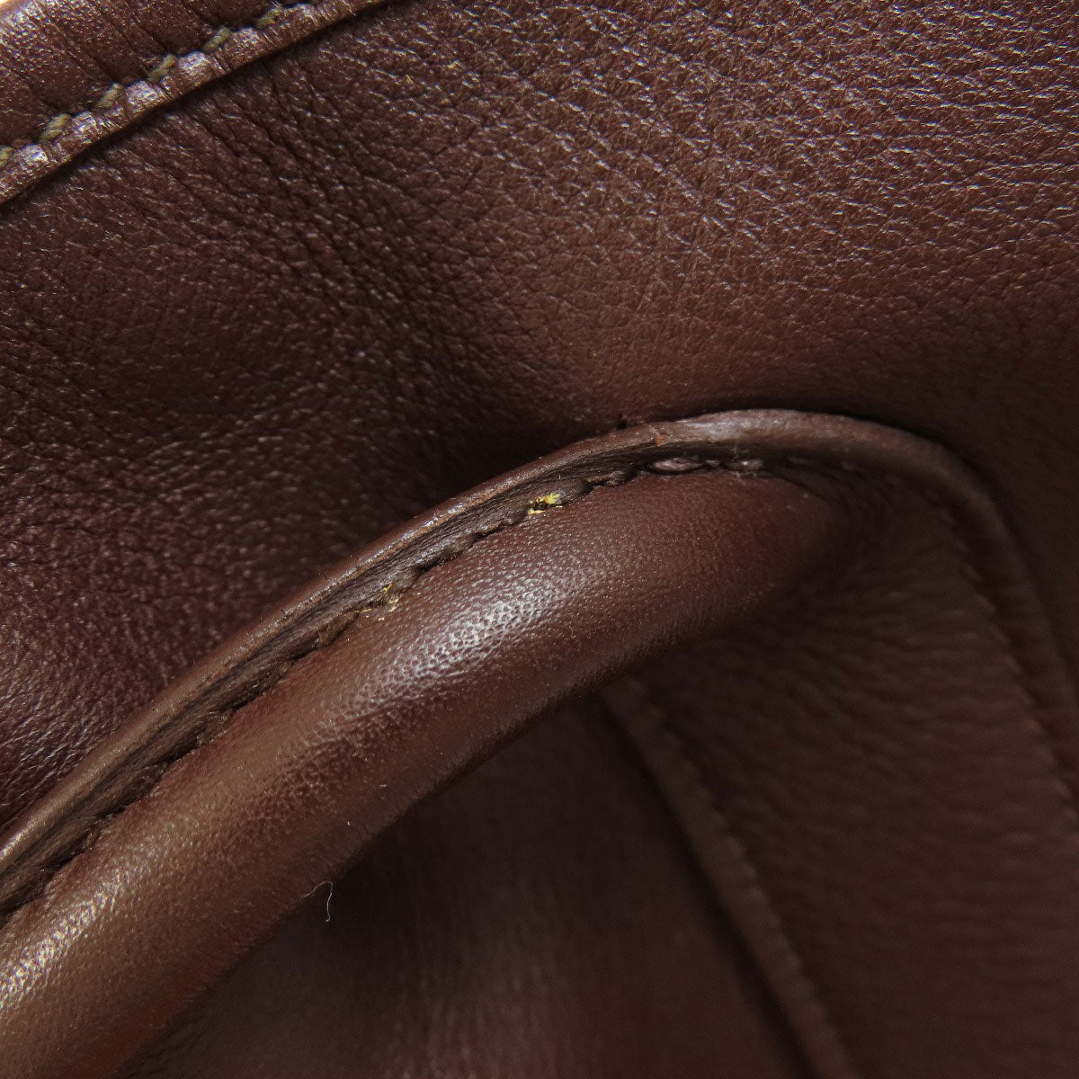 HERMES Tote Bag Swift Brown Garden Party TPM Brown Women  d