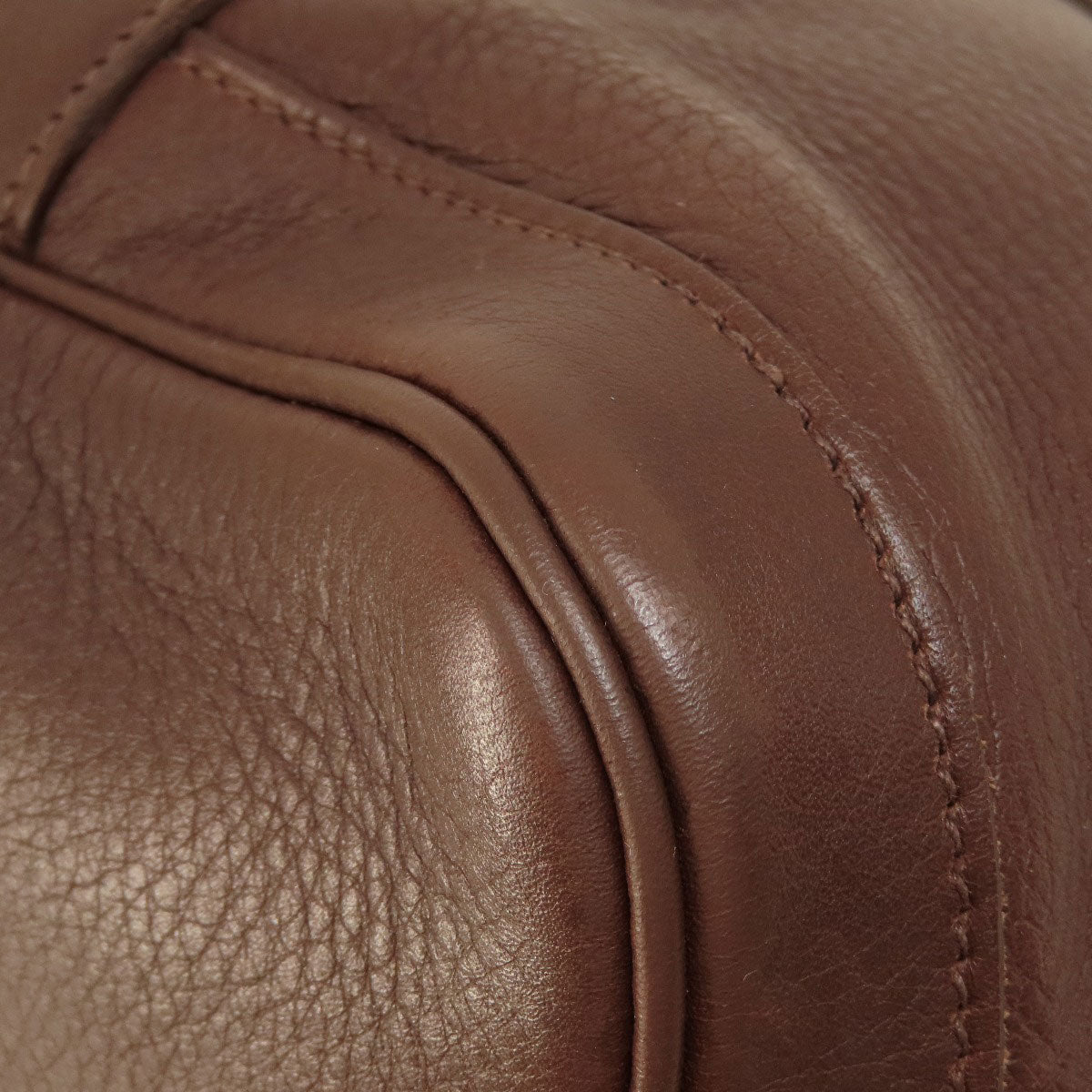 HERMES Tote Bag Swift Brown Garden Party TPM Brown Women  d