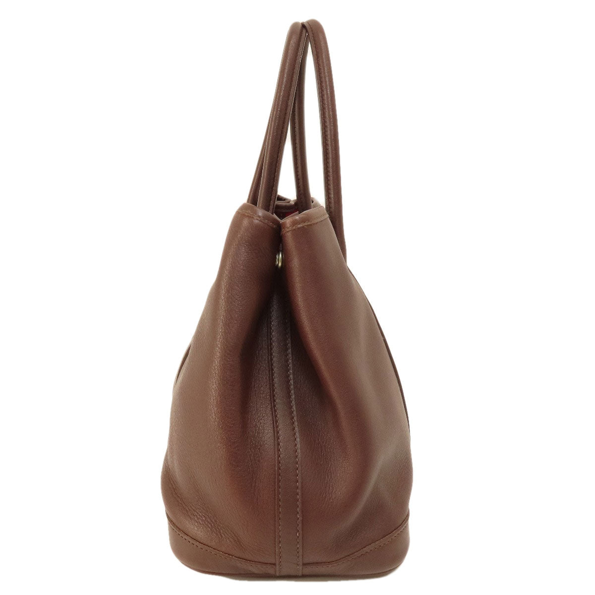 HERMES Tote Bag Swift Brown Garden Party TPM Brown Women  d