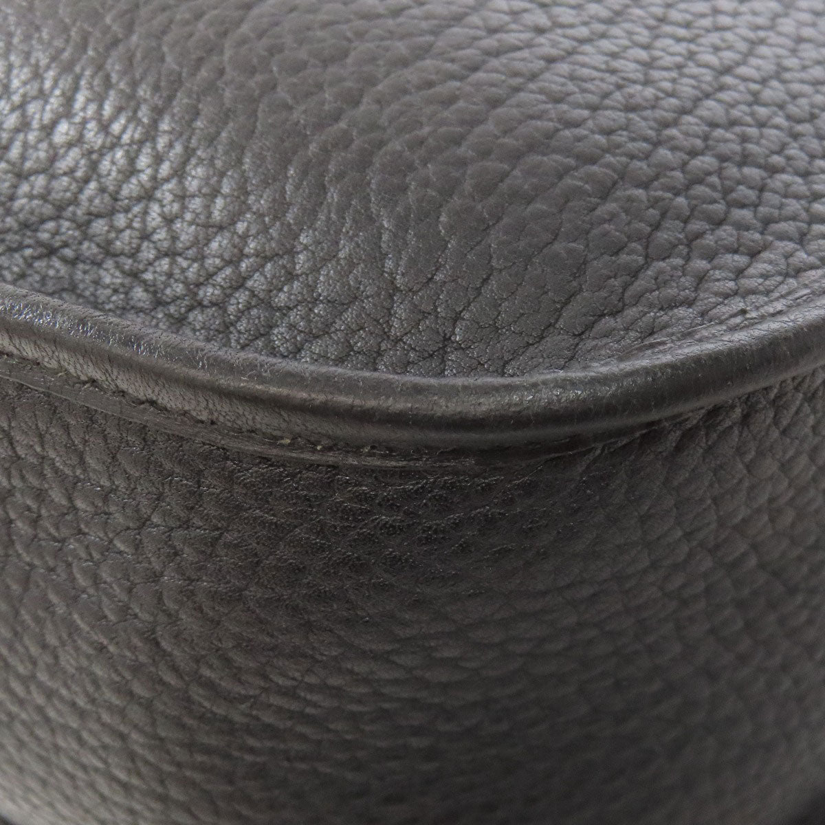 HERMES Shoulder Bag Ardenne black Evelyn GM Gold Metal Women  d