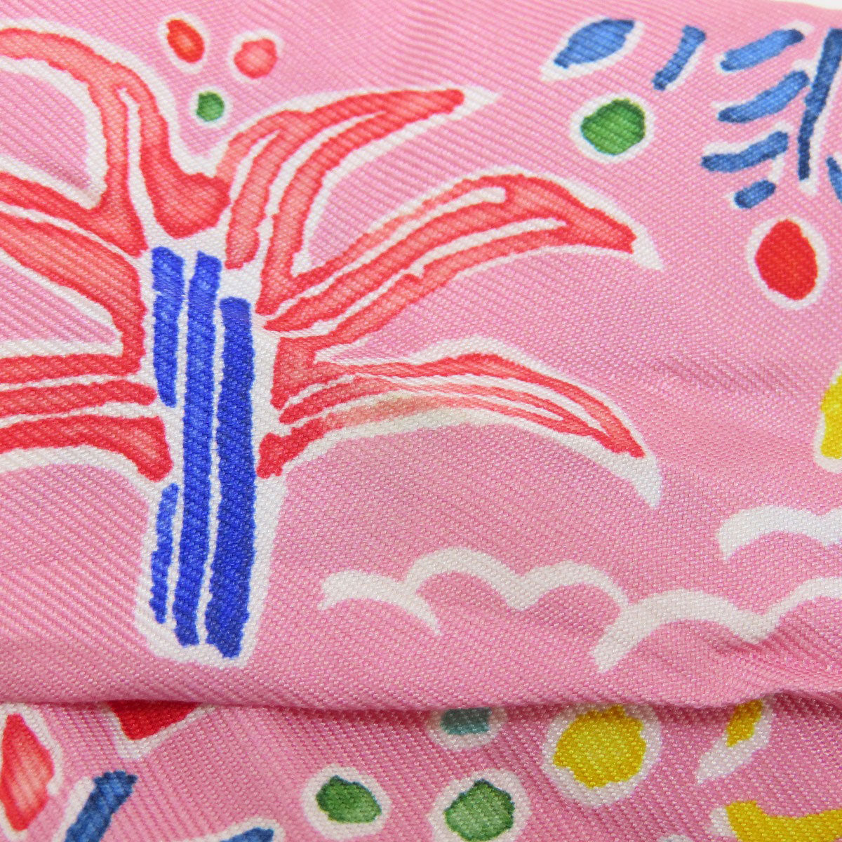 HERMES scarf silk pink Twilly Women  d
