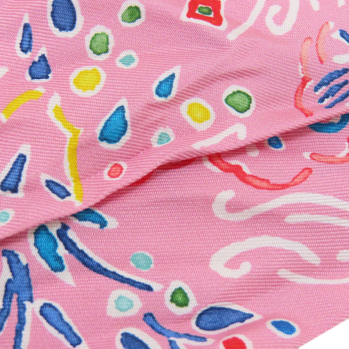 HERMES scarf silk pink Twilly Women  d