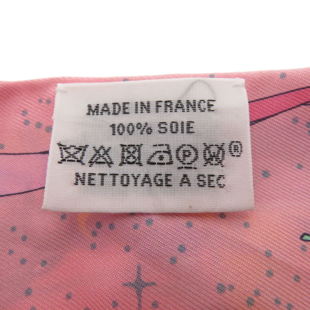 HERMES scarf silk pink Twilly Women  d